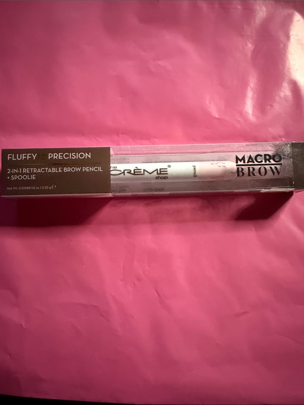 Creme Shop MACRO BROW Fluffy Precision Brow Pencil in Brown